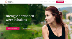 Desktop Screenshot of dehormoonfactor.nl