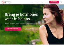 Tablet Screenshot of dehormoonfactor.nl